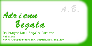 adrienn begala business card